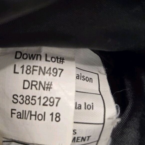 Eddie Bauer Mens Large Black Down Puffer Jacket EB650 Univ. Of Arkansas Logo - Picture 4 of 12